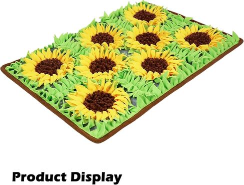 Snuffle Mat for Dogs Large Tulip Sniffing Mat Nosework Forager Pet Feeding Mat Dog Slow Feeder for Training and Treating 1PC (29.52"x19.68") in Saudi Arabia