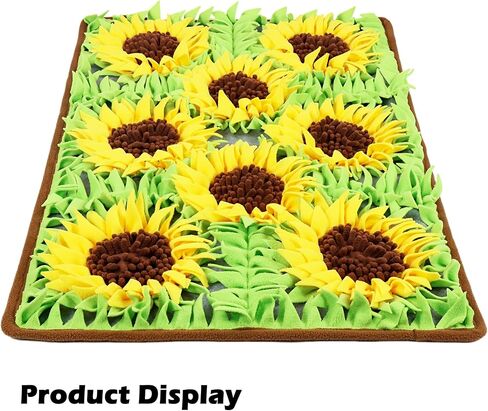 Snuffle Mat for Dogs Large Tulip Sniffing Mat Nosework Forager Pet Feeding Mat Dog Slow Feeder for Training and Treating 1PC (29.52"x19.68") in Saudi Arabia