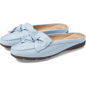 Marc Joseph New York Diane Street - Shoes for Women - Leather Upper - Slip-on Style - Synthetic Outsole Baby Blue Tumbled 9 M in Kuwait