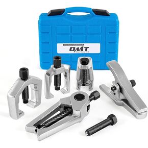 OMT 5pc Ball Joint Separator, Pitman Arm Puller, Tie Rod End Tool Set for Front End Service, Splitter Removal Kit (BL06)