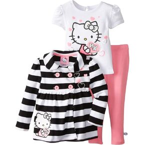 Hello Kitty Baby Baby Girls' 3 Piece Jacket Set