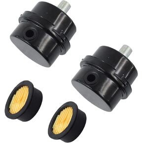 6PCS Air Compressor Intake Paper Filter Sound Muffler Accessories, Air Compressor Replacement Filter Elements for Engines, Blowers, Exhaust Ports