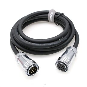SZRMCC 7-Pin Weatherproof Head Cable for Aputure LS 1200d Pro/LS 600c Pro/Daylight LED Series (3m)
