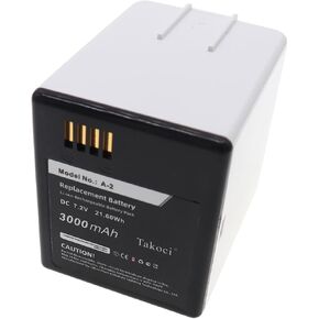 3000mAh A-2 Replacement Battery for Arlo Go, VMA4410, VML4030 Home Security Camera Battery 7.2V