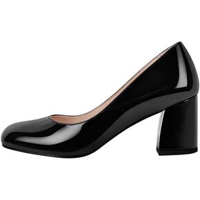 dollskiss Women's Round Toe Classic Stiletto Pumps
