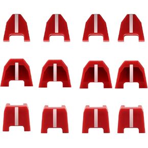 42-38-0017 No-Mar Pad Kit for Milwaukee 2746-20 Nailer Tip, Nose cushion Nailers Bit for Milwaukee M18 battery nailers/staplers Set of 12