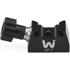 WIMBERLEY AP-7 Universal Cold Shoe Mount Adapter with Anti-Rotation for Flashes, LED Lights, Monitors and Other Accessories - 1/4-20 - Made in USA Black