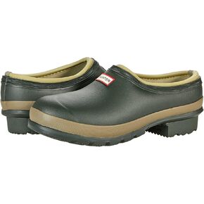 Hunter Gardener Neo Lined Clog Dark Olive/Clay 5 M