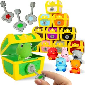 Montessori Learning Toys for 3,4,5 Year Old Toddlers, 30 PCS XL Farm Animal Toys Counting, Color Matching & Sorting Motor Skill Learning Toys, Finger Puppets Christmas Birthday Gift for Girl Boy Baby