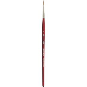 Princeton Velvetouch, Series 3950, Paint Brush for Acrylic, Oil and Watercolor, Round, 1