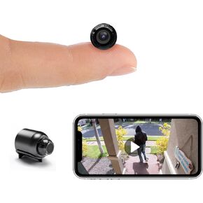 Smallest Wireless WiFi Camera,HD1080P Portable Camera with Video Recording Live Feed,Baby Monitor,Nanny Cam,Pet Camera with Night Vision,Motion Detection,Cloud Storage for Security with iOS Android