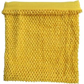 Marigold Crochet Tutu Top Lined 12 Inches X 10 Inches Elastic Crochet Tube Top
