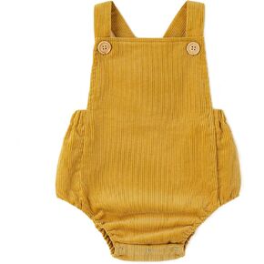 Simplee kids Baby Unisex Romper for Boys Girls Corduroy Bodysuits Winter Fall Warm Cotton Sleeveless Clothes