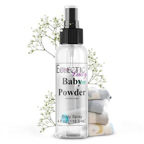 Body Spray for Women, 4 Oz Baby Powder Mist with Clean, Light & Gentle Fragrance, Long Lasting Perfume with Comforting Scent for Men & Women, Cologne with Soft, Subtle Aroma For Daily Use
