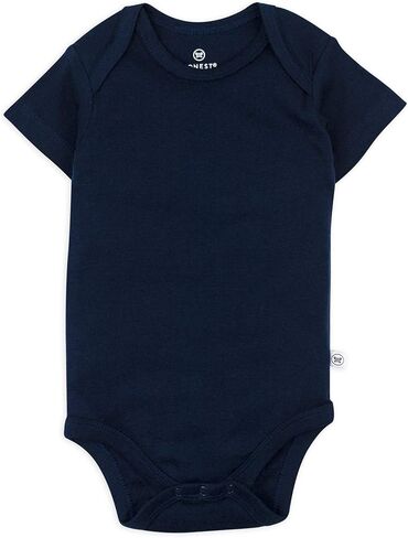 ملابس داخلية بأكمام قصيرة من HonestBaby، عبوات متعددة من القطن العضوي للرضع الأولاد in Kuwait