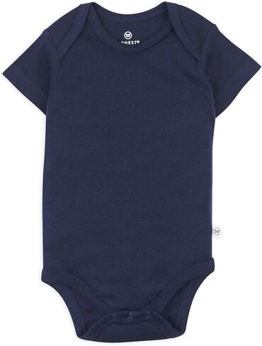 ملابس داخلية بأكمام قصيرة من HonestBaby، عبوات متعددة من القطن العضوي للرضع الأولاد in Kuwait