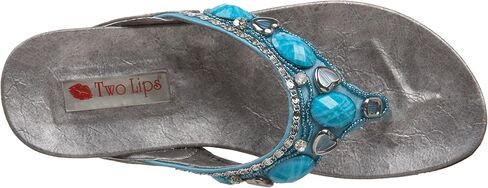 Two Lips Women's Bedrock Thong Sandal in Saudi Arabia