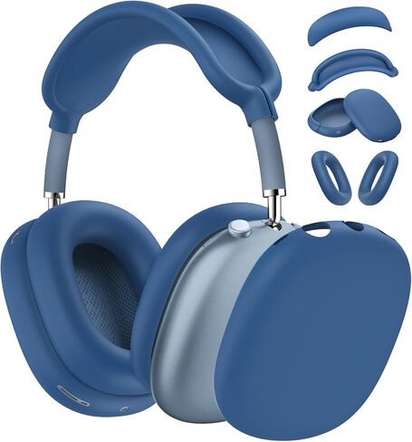4 in 1 Silicone Case Cover for AirPods Max 2/ AirPods Max Headphones, Stone in Kuwait