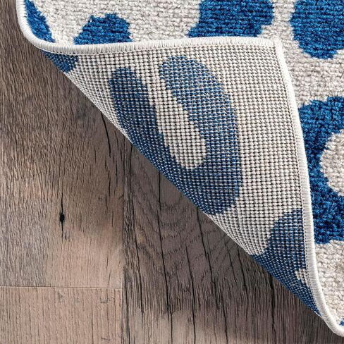 nuLOOM Annette Modern Leopard Print Area Rug, 8x10, Dark Grey in Saudi Arabia