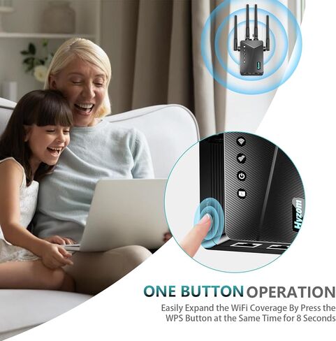 WiFi Extender Signal Booster | New Gen 4X Faster Than Ever Signal Amplifier for Home, Internet Boosters WiFi Repeater Coverage up to 9,000 sq.ft in Saudi Arabia