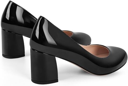 dollskiss Women's Round Toe Classic Stiletto Pumps in Kuwait