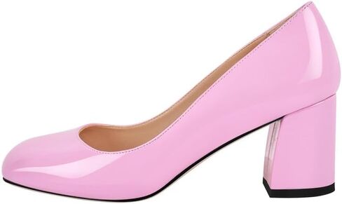 dollskiss Women's Round Toe Classic Stiletto Pumps in Kuwait