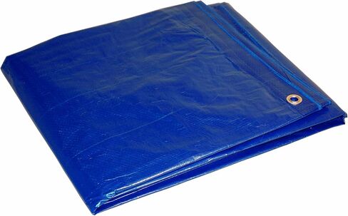 8x16 Multi-Purpose Brown/Green Medium Duty Dry Top Poly Tarp (8'x16') in Saudi Arabia