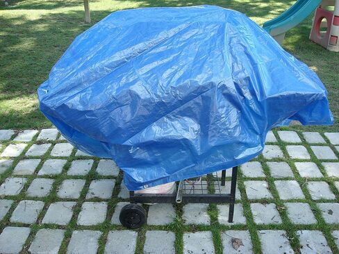 8x16 Multi-Purpose Brown/Green Medium Duty Dry Top Poly Tarp (8'x16') in Saudi Arabia