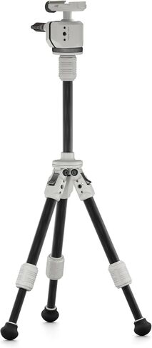 Tilta Tabletop Ball Head with 1-Stage Carbon Fiber Tripod Legs (3KG) Extendable Edition - Snow White in Saudi Arabia