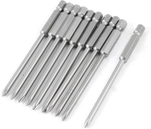 uxcell a14011000ux0060 1/4" Hex Shank Magnetic Cross Tip Phillips Driver Bit PH1 10 Pcs (Pack of 10) in Saudi Arabia