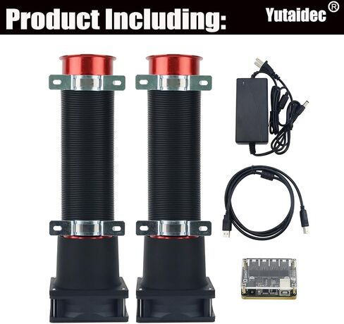 Yutaidec PC USB محاكاة لعبة سباق الرياح تحسس محاكاة تغيير سرعة الرياح على عجلة القيادة لعبة سباق لوجيتك G923 G920 G29 G/Thrustmaster T300RS T500 (أحمر وأسود) in Saudi Arabia