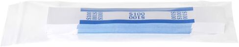 Essential Currency Straps –450 Assorted Bill Wrappers, Money Bands to Organize Bills, ABA Standard Colors, Self-Adhesive, 7.5 x 1.15 Inches (450 Assorted/ 50 of Each) in Kuwait
