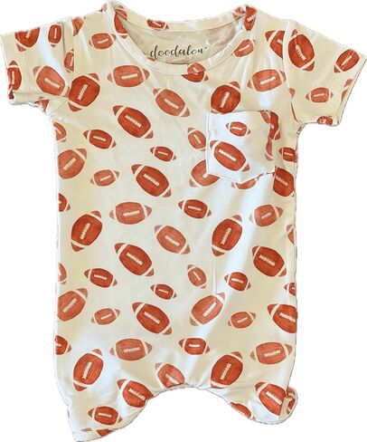 Soft Bamboo Viscose Baby Romper, Short Sleeve with Shorts, Zipper Inseam Closure with Front Pocket Pacifier Clip in Saudi Arabia