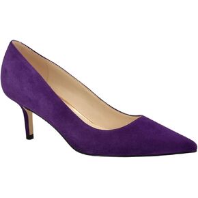Nine West Women's Arlene Pump, Dark Purple Suede 502, 6.5