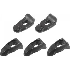 uxcell CBN High Carbon Steel Inserts Plate Finger Clamp Pressure Plate Fit for CNC Lathe Turning Tool, 5Pcs