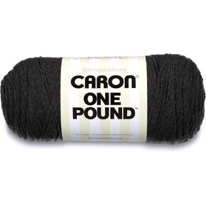 Caron One Pound Solids Yarn, 16oz, Gauge 4 Medium, 100% Acrylic - Scarlet- For Crochet, Knitting & Crafting ( 1 Piece )