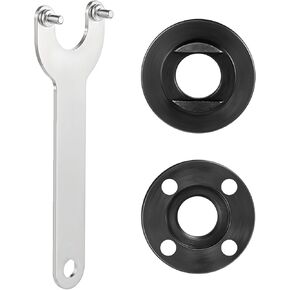 3Pcs Angle Grinder Attachments,Angle Grinder Tool Accessories, 1 Angle Grinder Wrench Spanner & 2 5/8"-11 Angle Grinder Flange Nuts for Compatible with 4.5" 5" Grinder Parts