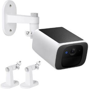 2Pack Adjustable Wall Mount Bracket Compatible with eufyCam 2C/2C Pro, 2/2 Pro, 3C/S300, 3/S330, for SoloCam C210/S220, Mounting Bracket for Your Home Security System with Perfect View Angle - White