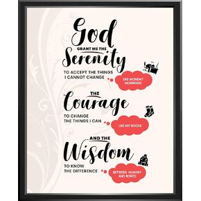LiliWair Fun Spiritual Poster - 11x14 [Unframed] Humorous Posters for Home or Office, Inspirational, Motivational Wall Art - Perfect Poster Gifts for Any Yoga Practice Space, Meditation, Motivational, Funny Print Decor