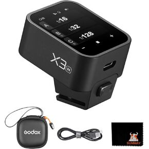 GodoxX3 N touch screen wireless flash guide TLL auto metering high-speed sync built-in lithium battery flash studio light wireless trigger support fast charging (godox Xpro/XProII/X2T upgrade)