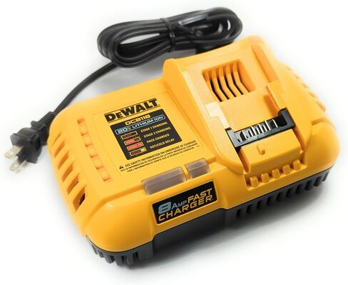 De WALT Fast Charger 8A 20V 60V MAX Li-Ion Fan Cooled DCB118 Battery charger DCB 606 DCB 609 DCB 205 DCB 204 (Charger Only) NEW without retail packaging, Yellow in Saudi Arabia
