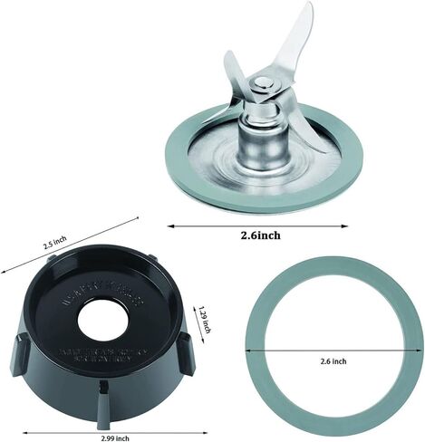 استبدال شفرة الخلاط Pro 1200 لخلاط Oster Pro 1200 مع قاعدة جرة وحشية دائرية مطاطية in Kuwait