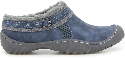 JBU Women's Ginger Low Top Comfort Casual Fashion Slip On Shoe, Denim, 9.5 in Saudi Arabia