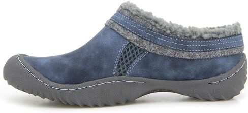 JBU Women's Ginger Low Top Comfort Casual Fashion Slip On Shoe, Denim, 9.5 in Saudi Arabia