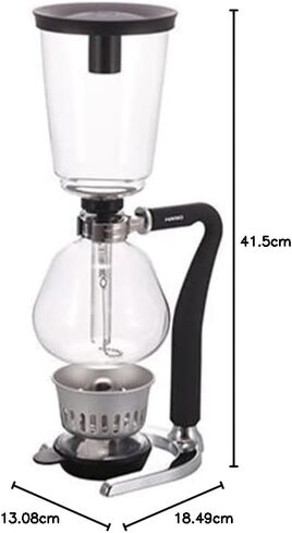 هاريو NXAR-5 كوفي سيفون نيكست تقطير القهوة لـ 5 أشخاص، أسود in Kuwait