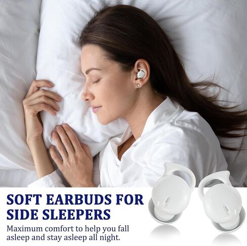 Invisible Sleep Headphones,Sleep Earbuds for Side Sleepers,Sleepbuds Comfortable Noise Blocking, Bluetooth 5.3 Wireless Open Ear Headphones for Sleeping,Driving,Hiking,Cycling - Beige in Saudi Arabia
