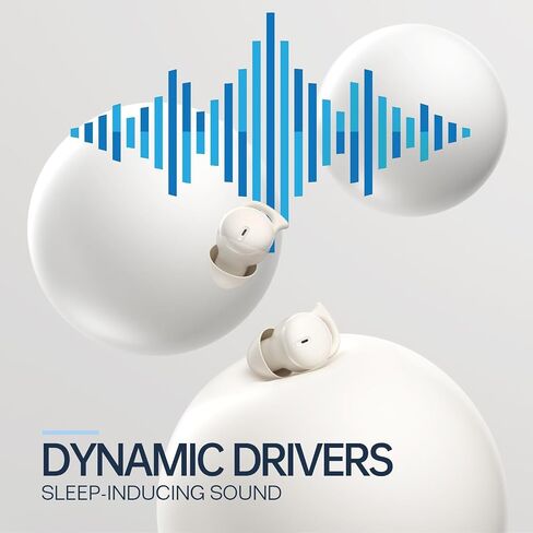 Invisible Sleep Headphones,Sleep Earbuds for Side Sleepers,Sleepbuds Comfortable Noise Blocking, Bluetooth 5.3 Wireless Open Ear Headphones for Sleeping,Driving,Hiking,Cycling - Beige in Saudi Arabia
