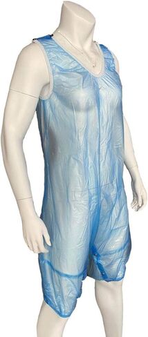 PVC AB Unisex Snap Through Crotch Romper (XX-Large, Baby Pink) in Saudi Arabia