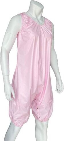 PVC AB Unisex Snap Through Crotch Romper (XX-Large, Baby Pink) in Saudi Arabia