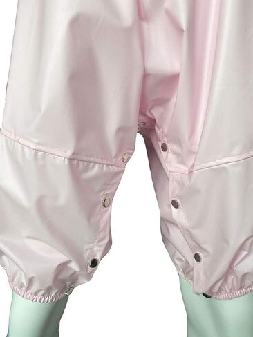 PVC AB Unisex Snap Through Crotch Romper (XX-Large, Baby Pink) in Saudi Arabia
